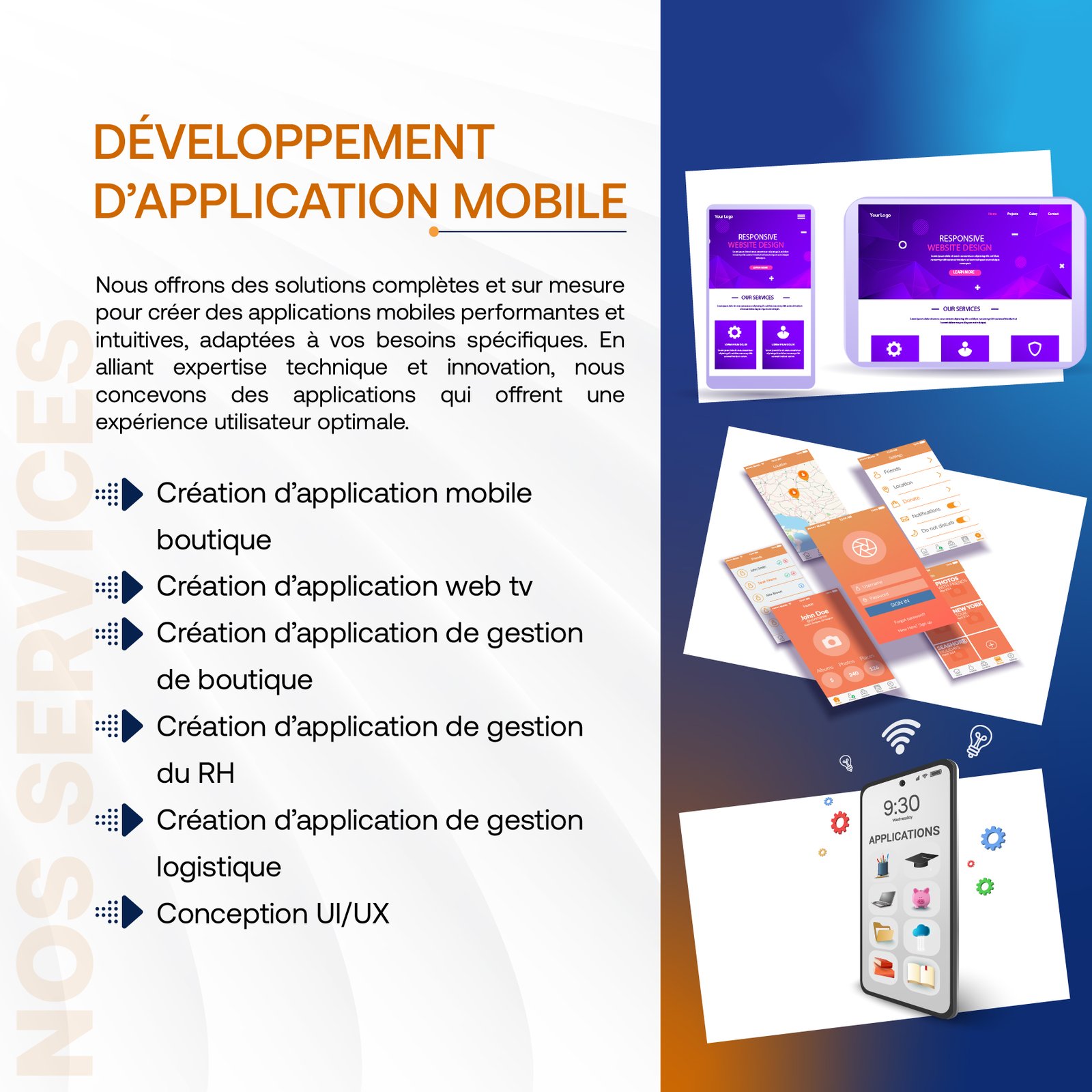Conception d'application mobile