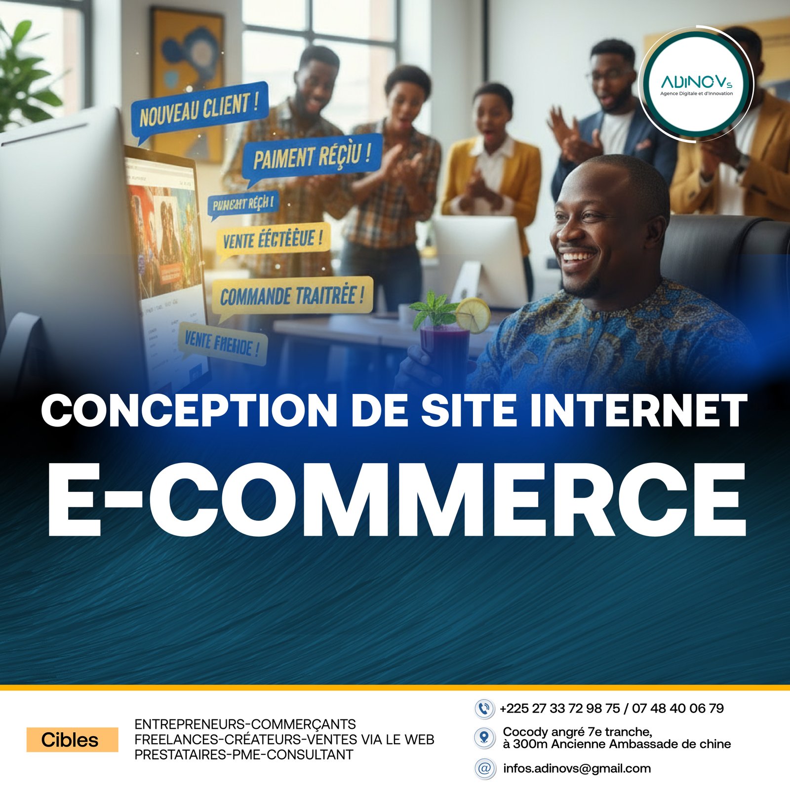 Conception de site internet e-commerce