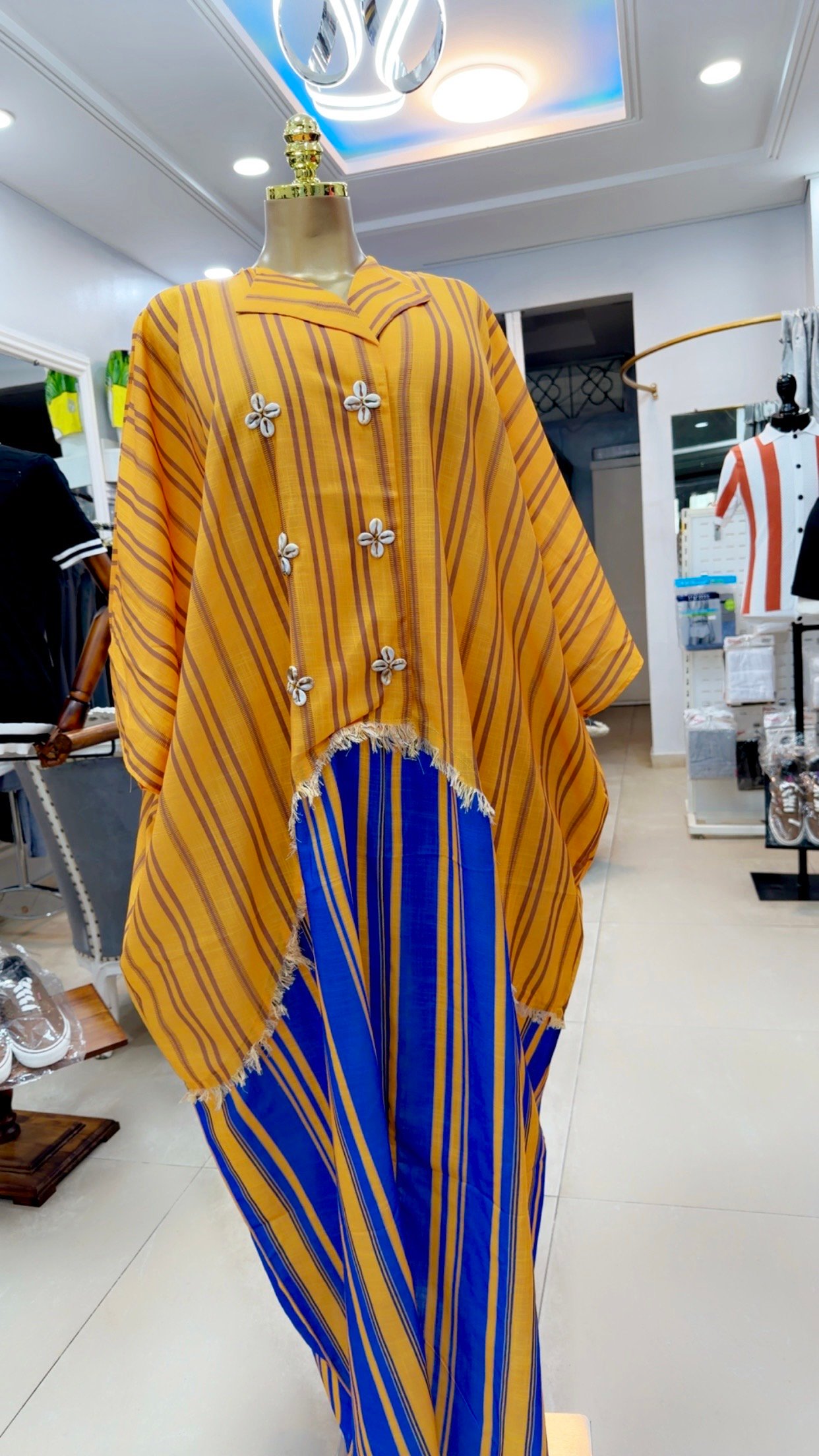 Boubou en lin cassé 