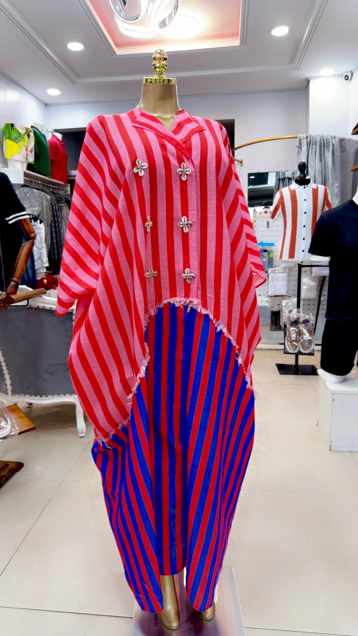 Boubou en lin cassé 