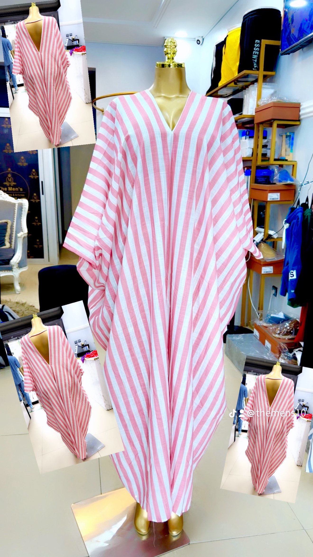 Boubou en lin cassé 
