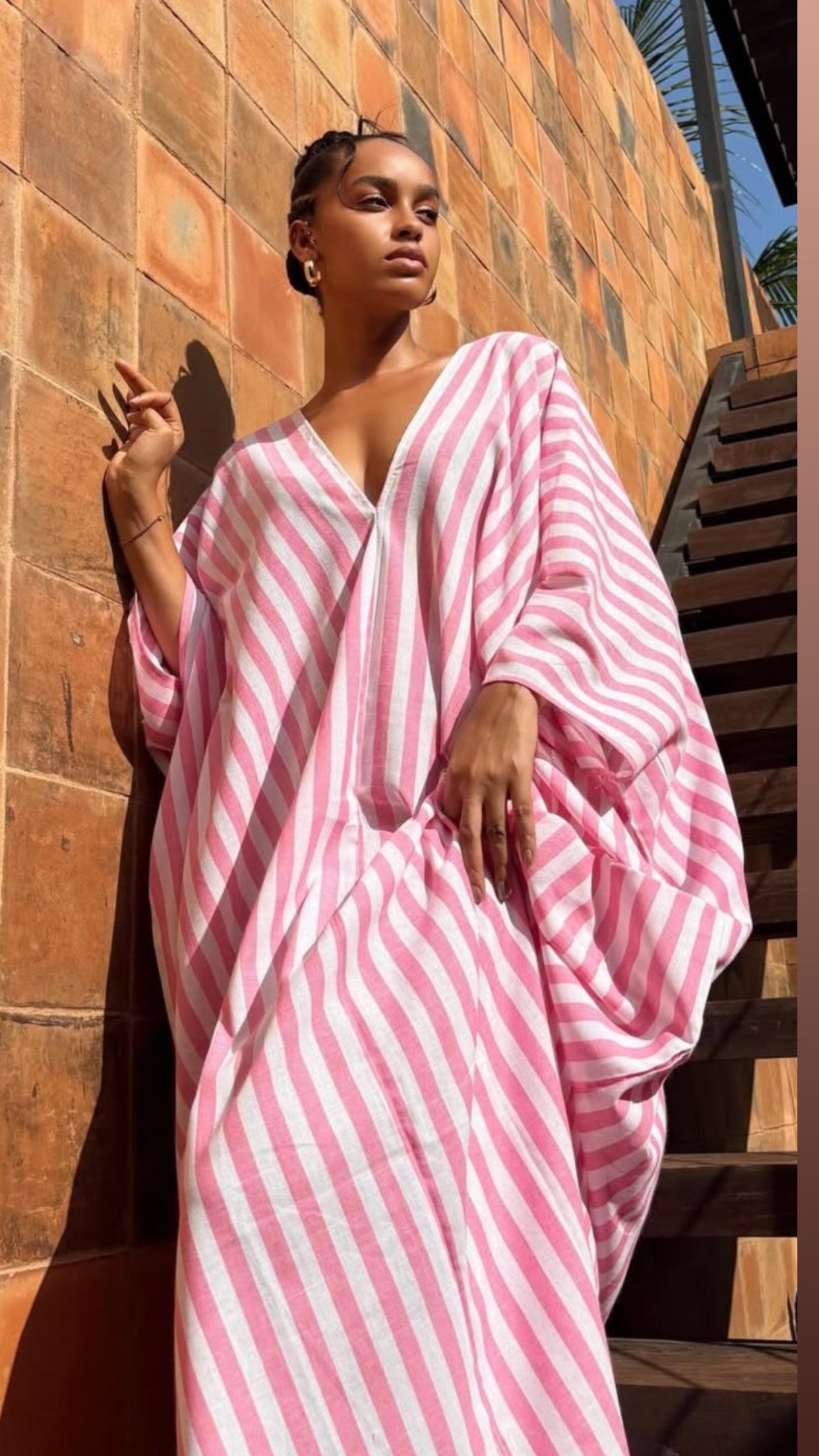 Boubou en lin cassé 