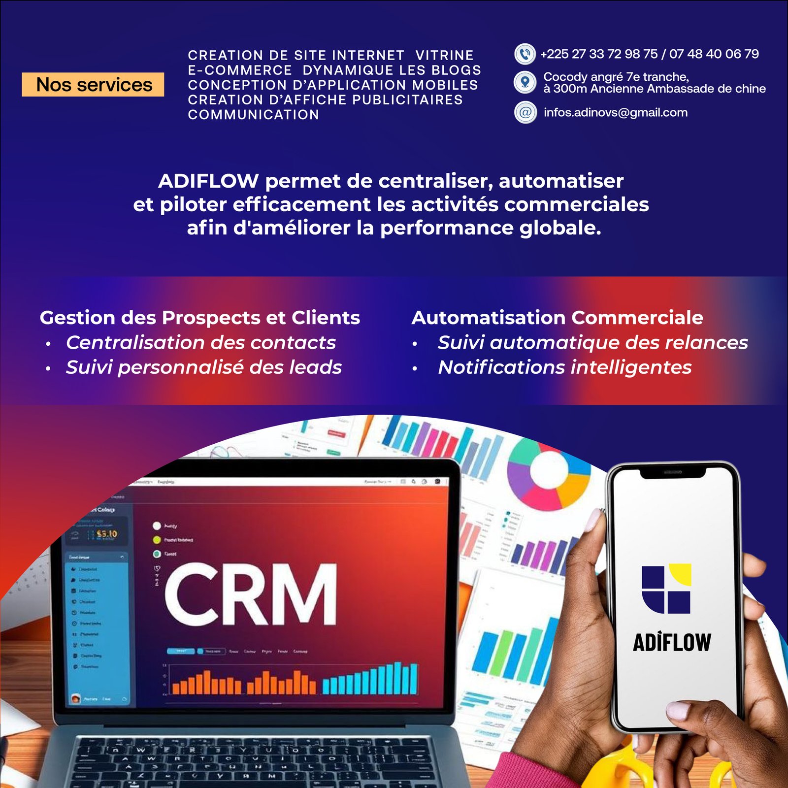 Conception et impression d'affiche publicitaire